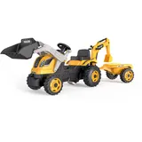 Smoby Traktor Builder Max mit Anhänger