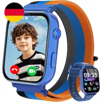 4G Smartwatch Kinder, Kinder Telefonuhr Mit GPS, Wifi, SOS, Videoanruf, Voice Ch