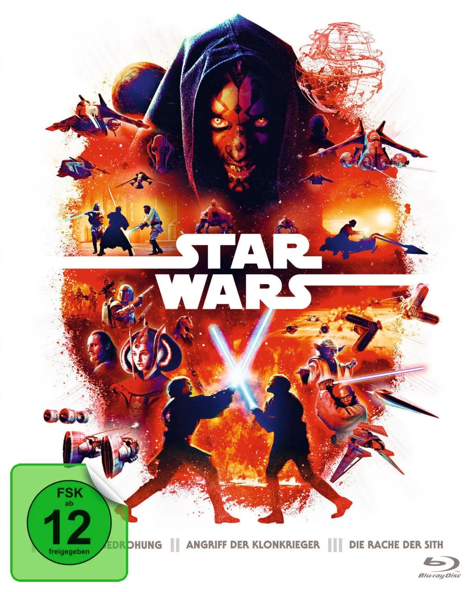 Star Wars Trilogie: Der Anfang - Episode I-III (Blu-Ray)