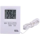 Thermometer Kühlschrank Temperatur Meter Tester Innenraum Außenzimmer LCD Digital Indoor & Outdoor Batteriebetrieben mit Sonde