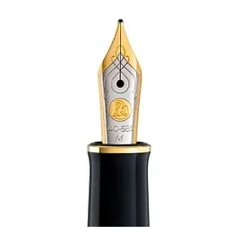 Pelikan Souverän M400 Kolbenfüller schwarz/grün/gold M (mittel), 1 St.