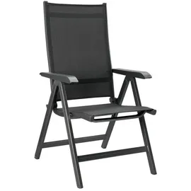 Kettler BasicPlus Multipositionssessel 61 x 65 x 109 cm anthrazit/anthrazit klappbar