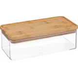 5five simply smart - Vorratsdose rechteckig bambusdeckel "eske" 1l
