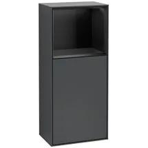 Villeroy & Boch Finion G510PDHG Seitenschrank 41,8 x 93,6 cm Midnight Blue Matt Lacquer Holz, MDF, Spanplatte, Furnier