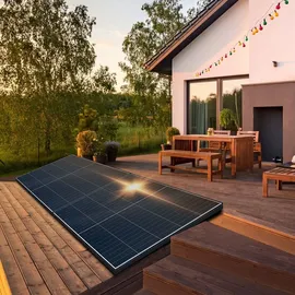 sunniva SUNNIVA® Balkonkraftwerk komplett Steckdose Astro-Energy 800W Micro Wechselrichter PV Solaranlage 4x440W Solarmodule, inkl.5m Kabel, Y-Verteiler, Bluetooth, WIFI