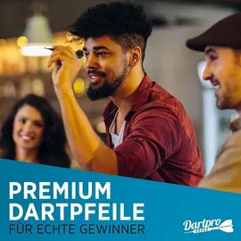 DartPro Dartpfeile mit Kunststoffspitze 18 g Softdarts Set
