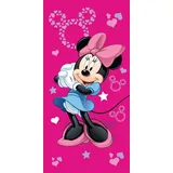 Disney Minnie Mouse Strandtuch 70 x 140 cm rosa