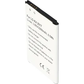 AccuCell Akku passend für LG K4 2017, Li-Ion, 3,85V, 2200mAh, 8,5Wh