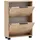 Schildmeyer Piazza 59,8 x 85,7 x 19,5 cm Eiche hell / schwarz matt