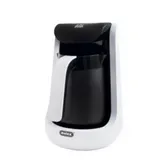 Mulex 1L 600W Elektrischer Mokkakocher Mokkakanne Espressokocher 4 Tassen  Weiß
