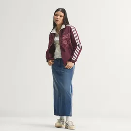 adidas FLORAL GFX FIREBIRD LOOSE Originals JACKE - Maroon - XL