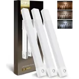 EZVALO Schrankbeleuchtung 30 Cm, 50 LED Schrankleuchte LED Mit Bewegungsmelder,