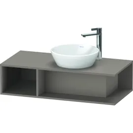 Duravit Waschtischunterschrank 100 x 26 cm Basalt Matt