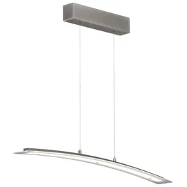 Fischer & Honsel Mavero 1-flg. LED 9 cm oval nickelfarben