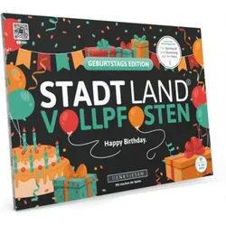 DENKRIESEN SL2019 Stadt Land Vollpfosten® Geburtstags Edition – 