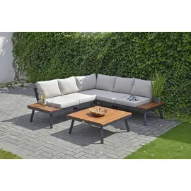 Garden Pleasure Lounge-Set THERESA 4tlg. braun