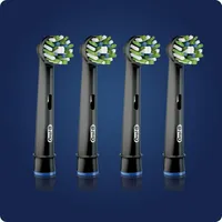 Oral-B CrossAction CleanMaximizer Aufsteckbürste schwarz 4 St.