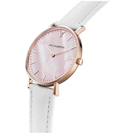 Paul Valentine Damen Armbanduhr ROSE GOLD PINK SEASHELL WHITE 36 MM PV36616