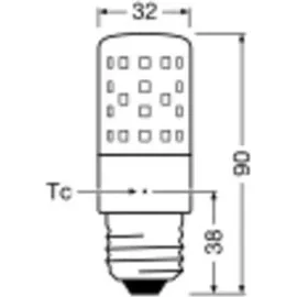 Osram LED-Lampe 4058075607347 7,3 W E27 warmweiß 1 St.