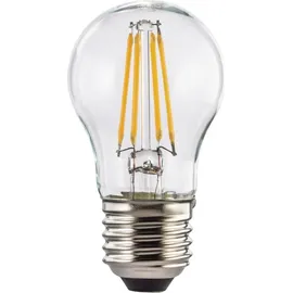 xavax LED-Filament, E27, 470lm ersetzt 40W, Tropfenlampe, Warmweiß, Klar (00112834)