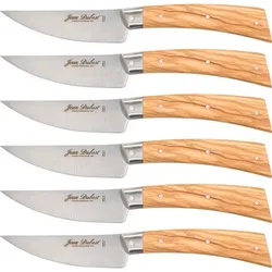 Laguiole Jean Dubost Steakmesser Set 6 tlg., Olive