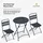 Blumfeldt RetroChic Set 3-tlg. Schwarz