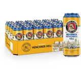 Paulaner Münchner Hell Alkoholfrei Helles Bier spritzig-mild EINWEG(24x0,5l)