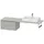 Duravit L-Cube Unterschrank für Konsole, 2 Schub.