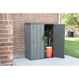 Lifetime XXL Kunststoff-Geräteschrank 1,36 x 0,70 x 1,72 m grau