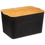 5 five simply smart Simply Smart Aufbewahrungsbox 24 l 24-tlg. schwarz