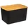 5 five simply smart Simply Smart Aufbewahrungsbox 24 l 24-tlg. schwarz