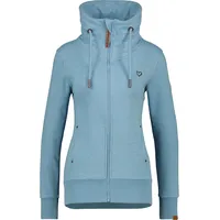 Alife & Kickin VivianAK A Damen Freizeit Zip Sweatshirt, blau Größe M