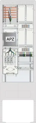 ABN SZ205ZA2502 Zähleranschlusssäule 2 ZP APZ 5pol HLAK 25qmm Hausanschlußkasten