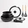 BERGNER Click&Cook Pfannen-Set 10-tlg. 3 x 20 cm + 24 cm + 28 cm