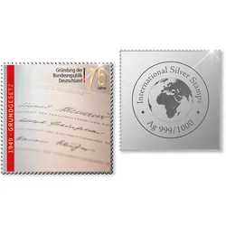 International Silver Stamps: 75 Jahre Bundesrepublik