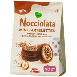 Rigoni di Asiago Nocciolata Mini Tartelettes Bianca bio
