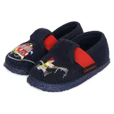 Giesswein Trulben, Flache Hausschuhe Jungen, Ocean 588, 31