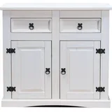 VCM Sideboard New Mexico 92 x 84 x 44 cm Weiß