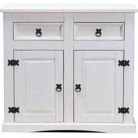 VCM Sideboard New Mexico 92 x 84 x 44 cm Weiß