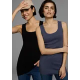 FLASHLIGHTS FLASHLIGHTS, Tanktop in blau, schwarz), | Gr.: 40/42