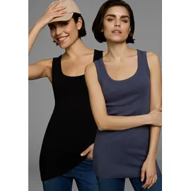 FLASHLIGHTS FLASHLIGHTS, Tanktop in blau, schwarz), | Gr.: 40/42