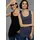 FLASHLIGHTS FLASHLIGHTS, Tanktop in blau, schwarz), | Gr.: 40/42