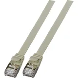 EFB K5545GR.3 Flachpatchkabel Cat.6A U/FTP 3 m, grau