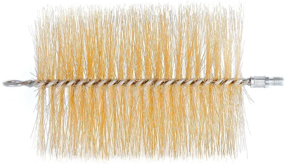 Rauchrohrbesen m. Gewindeaufnahme M10, Besatzmaterial-Ø 150 mm, Besatzlänge 200 mm, ohne Stiel
