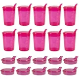Body Products Schnabelbecher 0,25 l Rot 10 St.