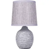 Brubaker Tischlampe Grau 2 St.