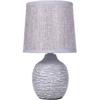 Brubaker Tischlampe Grau 2 St.