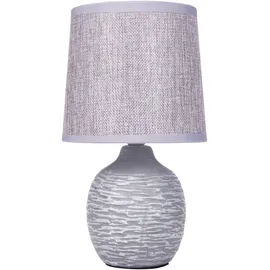 Brubaker Tischlampe Grau 2 St.