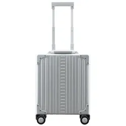 Aleon Business 4-Rollen Businesstrolley 42 cm Laptopfach  silberfarben