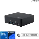 MSI Cubi NUC AI 1UMG i5 125H FS 16GB 512GB W11P (Intel Core Ultra 5 125H), Barebone